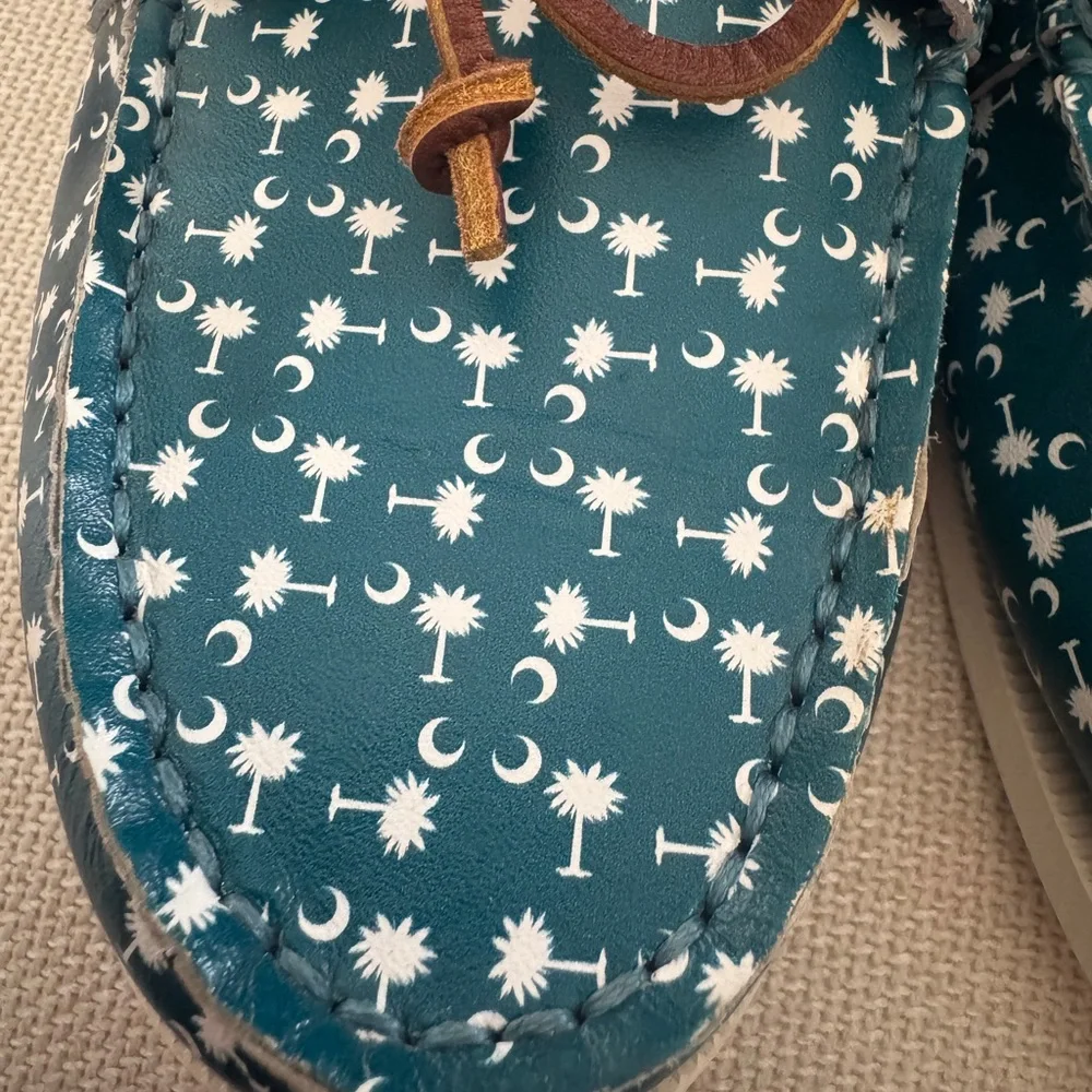 FROATS CHARLESTON BLUES BOAT SHOE Size 9
